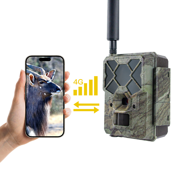 Game&trail Camera 4G KW886 with Antenna Cost-Effective Hunting Camera 24MP 1080P Night Vision 0.1s Response Time Game Camera