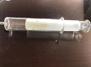 Chất lượng cao 20ml 50ml <span class=keywords><strong>100ml</strong></span> kim loại <span class=keywords><strong>luer</strong></span> khóa Glass ống tiêm - Product Image 6