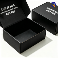 Cajas de Envío al por Mayor de 9x6x2, Caja de Cartón Corrugado Negra Resistente de Pared Simple para Entrega de Paquetes Pequeños