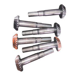 Máy xúc truyền bánh răng côn đặt thẳng thép không gỉ vương miện bánh răng với hobbed chế biến - Product Image 3