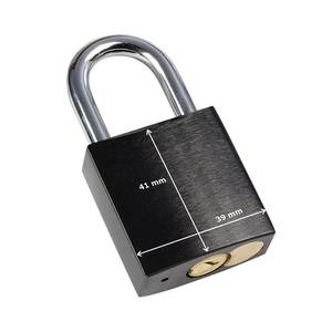 Black Travel Locks Convenient and Secure Padlock for <b>Luggage</b> and Bags - Product Image 2