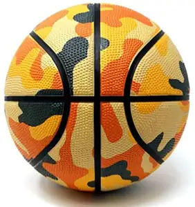 2024 Groothandelsprijs Hoge Kwaliteit Rubber Basketballen Custom Logo En Kleur Rubber Maat 7 Basketbal