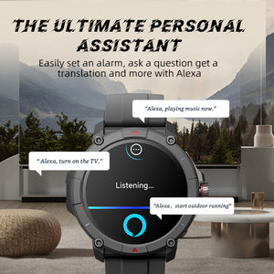 Novo GPS ao ar livre 1.38 "Moda Relógio Inteligente para Homem Fabricante 2ATM À Prova D 'Água Alexa Voz Atividade Fitness Rastreador Multi-esporte - Product Image 3