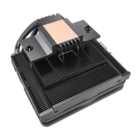 Pendingin CPU Kipas Tunggal Argb 170W Slim 120mm 6 Pipa Panas Heatsink Prosesor Desktop Lga2011 Am3 Am4 Am5 Radiator PC