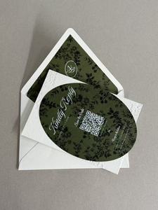 Luxury Wedding Invitation Card Letterpress <b>Printing</b> Elegant Design 600gsm Pure Cotton <b>Paper</b> for High-End Wedding Ceremony - Product Image 4