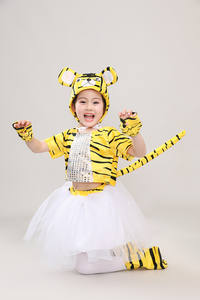 प्रदर्शन जानवरों बाघ कॉस्प्ले बुलबुले पोशाक के कपड़े पशु पोशाक हेलोलीन पोशाक बाघ - Product Image 3