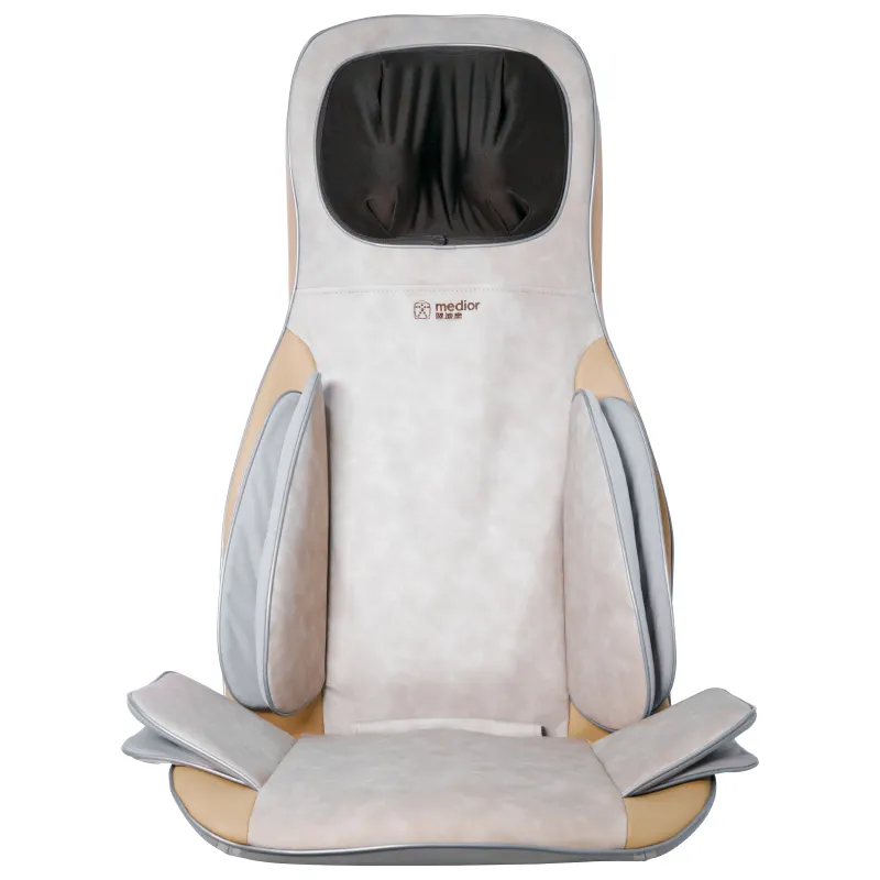 Siège de massage électrique complet du dos, airbag 3D, voiture chauffante, vibration shiatsu, marteau de pétrissage infrarouge, coussin de massage