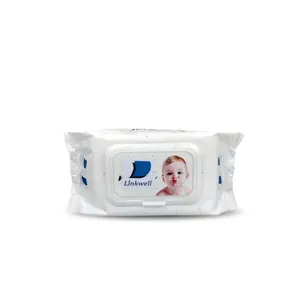 Alkoholfreier Duft frei Sanft reinigen tief 80 Stück Softcare Baby und Kinder Wet Wipes Custom Logo