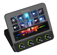 MiraBox N4 Pro RGB Stream Deck avec écran tactile, boutons et hub USB