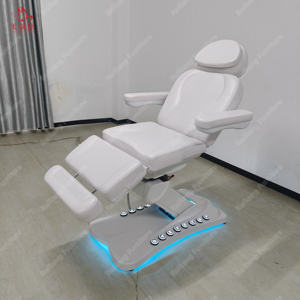 Tienda De Tatuajes de Podología médica moderna blanca giratoria, silla estética, salón de belleza, cama Facial, tratamiento de Spa eléctrico, mesa de masaje - Product Image 4