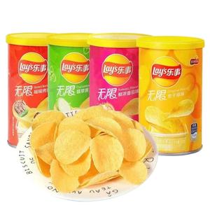 Оптовая цена, картофельные чипсы, небольшая банка, 40 г, консервы, популярные экзотические закуски с ароматом огурца, помидора - Product Image 1