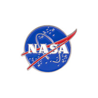 Classique NASA alliage broche astronaute espace vêtements décoration aérospatiale accessoires émail épinglette