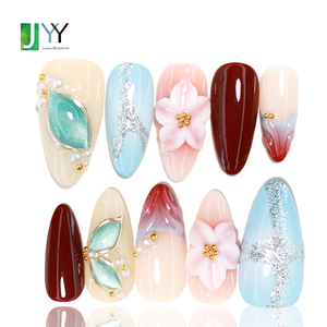 <span class=keywords><strong>Uñas</strong></span> <span class=keywords><strong>Postizas</strong></span> <span class=keywords><strong>de</strong></span> Gel 3D Hechas a Mano <span class=keywords><strong>de</strong></span> Lujo, <span class=keywords><strong>Uñas</strong></span> Acrílicas <span class=keywords><strong>de</strong></span> Diseño Personalizado, <span class=keywords><strong>Uñas</strong></span> Falsas Adhesivas al por Mayor - Product Image 1