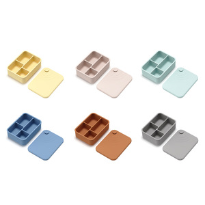 Boîte à lunch pour bébé en silicone de qualité alimentaire, compatible micro-ondes - Product Image 3