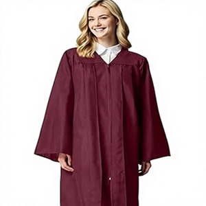 Conjunto de Toga, Birrete y Borla de Graduación para Adultos, Poliéster Mate 100% Poliéster, Túnica Académica para Ceremonia Escolar - Product Image 1