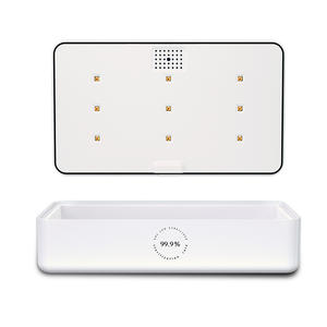 Boîte de stérilisation UVC LED multifonction de bureau avec <span class=keywords><strong>chargeur</strong></span> sans fil pour écouteurs montres intelligentes téléphone - Product Image 3