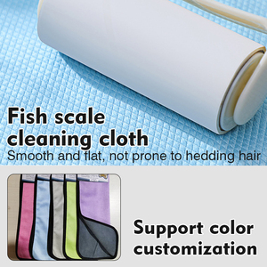 Serviette <span class=keywords><strong>de</strong></span> detailing automobile en microfibre à séchage rapide, écologique, professionnelle, avec logo personnalisé, <span class=keywords><strong>motif</strong></span> écaille <span class=keywords><strong>de</strong></span> poisson, pour polissage du <span class=keywords><strong>verre</strong></span> - Product Image 4