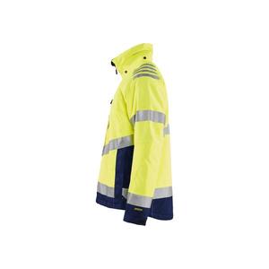 BLAKLADER-Chaqueta de concha forrada ligera de 478019773389M Hi-vis Amarillo/Azul marino-EAN 7330509655429 ROPA DE TRABAJO DE LA HI-VIS - Product Image 4
