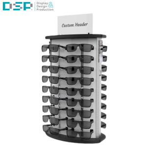 DSP Vietnam Factory Display Rack Manufacturer Eye Glass <b>Frame</b> Holder Acrylic 36 Pcs Sunglasses Optical Rack Displays Stand - Product Image 6