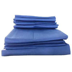 Spot goods High Quality Healthcare Facilities Use Medical Non Woven Water Repellent Disposable Hospital Bed Sheet Bed Covers