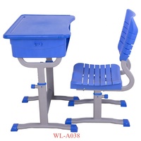 Meubles réglables de haute qualité, bureau d'école, Table d'étudiant en plastique, bureau ergonomique pour enfants