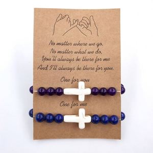 Bracelet en pierre naturelle avec perles de verre colorées, attirance d'âme sœur, produit d'exportation mondiale, service de regroupement - Product Image 5