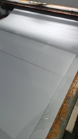 Feuille de polystyrène blanc mat PS en rouleau, personnalisée pour l'impression UV publicitaire