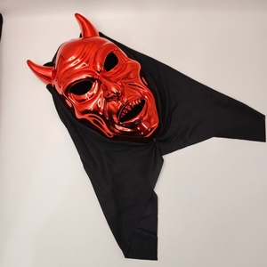 Masque d'Halloween <span class=keywords><strong>Hellboy</strong></span> en plastique DIY, pour fête costumée, masque intégral pour adultes, vente en gros, décorations de Noël - Product Image 1