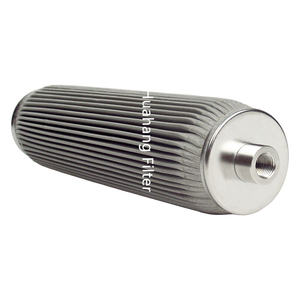 Pas cher SS 316 Traitement des eaux usées Filetage interne Interface Élément filtrant Filtration gaz-liquide Élément filtrant plissé - Product Image 2