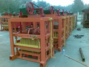 Sand Pavers And Brick Making Machine Manual QTJ4-40 Hollow Block Forming Machine