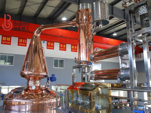 Alambicco Doppio Boben 6500L 4500L per Whisky Single Malt e Liquori Premium - Product Image 1