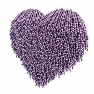 Nuevo Producto de Alta Calidad, Decoración de Pared con Borlas de Perlas Coloridas en Forma de Corazón para Decoración <span class=keywords><strong>del</strong></span> Hogar - Product Image 5