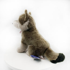 Realista lindo Animal de peluche <span class=keywords><strong>Husky</strong></span> cachorro perro juguetes para bebé recién nacido - Product Image 4