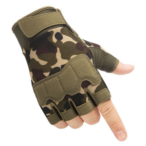2026 Wholesale Winter <b>Half</b> Finger Tactical Gloves Protective and Shock Resistant - Product Image 1