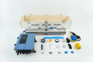 <span class=keywords><strong>Bomba</strong></span> de agua <span class=keywords><strong>solar</strong></span> híbrida AC/DC de 3 HP y <span class=keywords><strong>120</strong></span> <span class=keywords><strong>metros</strong></span> de altura para pozos profundos en Camboya - Product Image 2