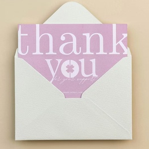 Tarjeta postal <span class=keywords><strong>de</strong></span> felicitación personalizada con logotipo, láser, con cubierta rígida y encuadernación perfecta para pequeños negocios, ideal para agradecimiento en línea. ¡Gran oferta! - Product Image 1