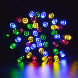 Guirnalda de Luces Solares de 100 LED de Siete Colores, Impermeables, para Decoración Exterior - Product Image 3