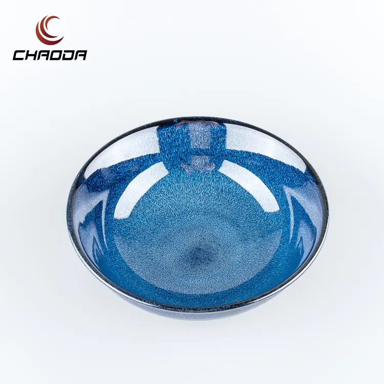 CHAODA Azul Porcelana Fina Coroa Moderna Pintado Cerâmica Sopa Bowl Set