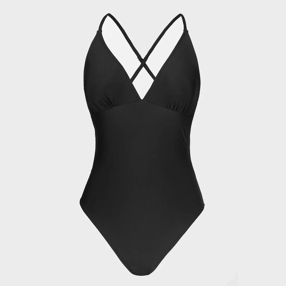 Women's fashion high cut one piece swimsuit sexy beach swimwear Black, blue and purple swimsuit for Ladies