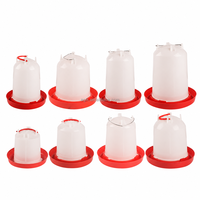 Tempat Makan Minum Unggas Otomatis 16L Desain Lonceng, Bahan PE PP Food Grade, Tidak Beracun, Hemat Air, Anti Tumpah, untuk Ayam, Bebek, Angsa