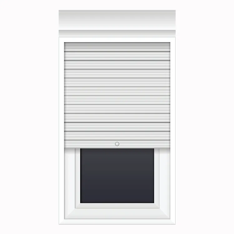 Interieur Rolluiken Windows Custom Draadloze Afstandsbediening Automatische Wit Rolluik Venster