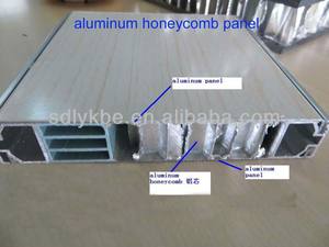 Paneles de nido de abeja de aluminio ligeros de tamaño mediano Puertas correderas simples <span class=keywords><strong>para</strong></span> trampas de grasa de cocina Aplicación de techo fácil de limpiar - Product Image 3