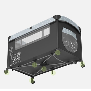 Cama Cuna Plegable Moderna de Hierro para Dormitorio y Sala de Estar, para Niños de 0 a 3 Años - Product Image 2