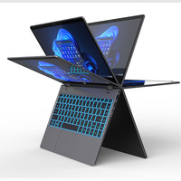 Ordinateur portable Intel N100 de 12e génération avec stockage SSD, écran tactile, tablette convertible à 360 degrés, mini PC portable de bureau avec Office 360 1920x1280