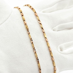 Collar de Cadena de Oro de 18K para Hombre, Venta Caliente 2026, Joyería de Moda de Oro Sólido, Collar de Oro Bicolor Fundido para Hombre, Regalo para Fiesta Hip Hop - Product Image 4