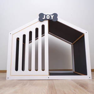 Haustierhaus Hundehütte für Innenräume Modernes Luxus-Holzbett Welpen-Hundehütte Haustierzubehör für Gemütliche Entspannung - Product Image 4