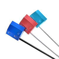 Precinto de seguridad numerado antimanipulación de alta resistencia con cable de múltiples hilos, certificado ISO9001 para contenedores de envío y camiones
