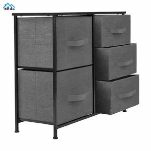 Amazon Top Dresser Storage Tower Mit 6 Stoff Schublade Stahlrahmen Schublade Storage Organizer