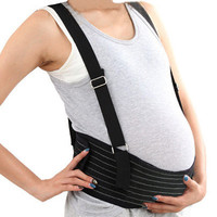 Ceinture de Maternité Ergonomique de Soutien Dorsal et Abdominal Respirante, Élastique, Écologique et de Haute Qualité pour l'Été