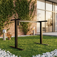 Bureau debout en acier inoxydable à moteur unique KY, prix de gros, modulaire, ergonomique, réglable en hauteur électriquement, pour bureau à domicile, OEM/ODM
